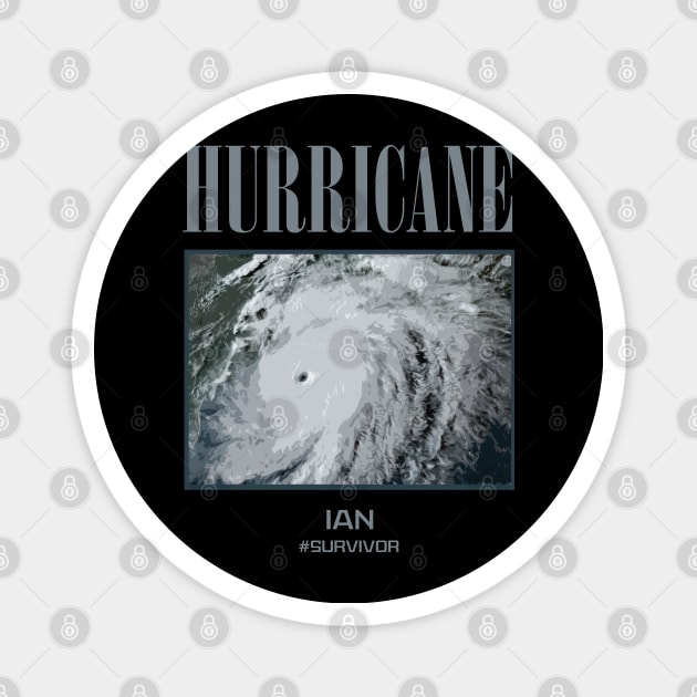 hurricane ian survivor Magnet by christinehearst